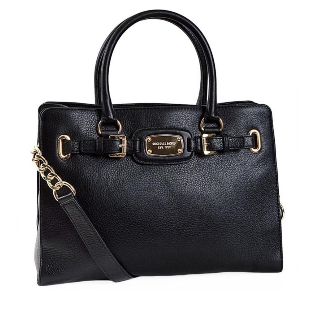 Michael Kors Black Hamilton Satchel